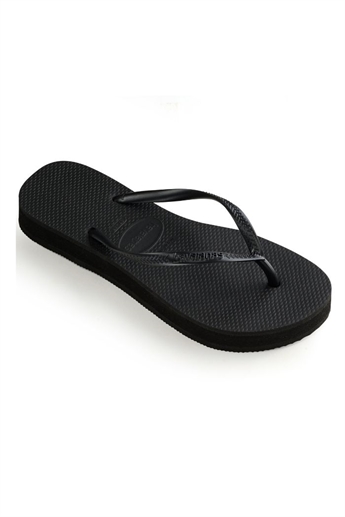 Havaianas, Slim Flatform Klipklapper, Black